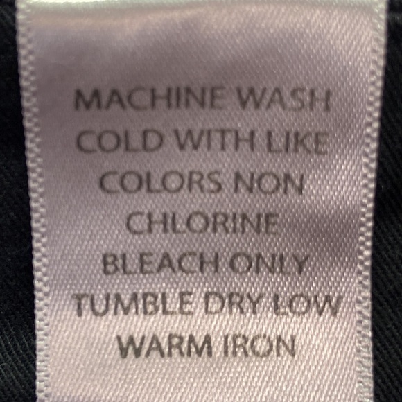 Avenue Signature Chino Black Shorts Stonewashed for Softness Cotton Blend Sz 26 - Picture 5 of 6